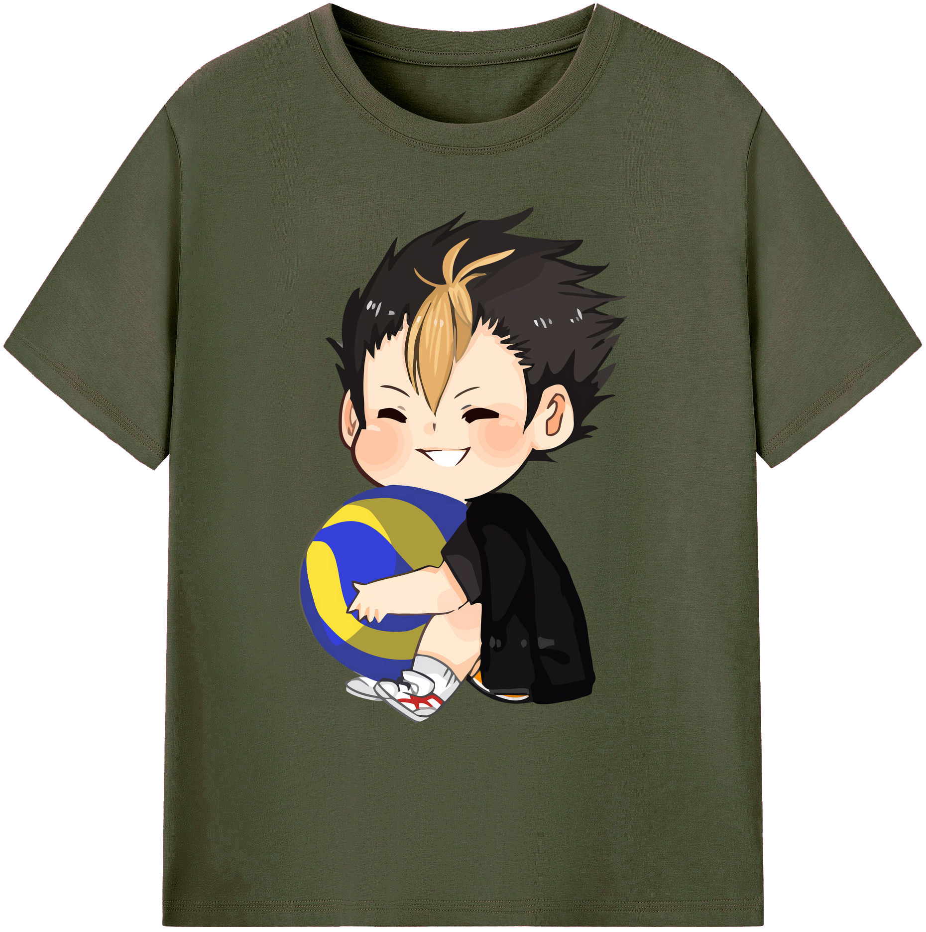 （画像用） ハイキュー!! Haikyu!! 綿100％ メンズ半袖Tシャツ｜肌触りやわらか＆通気性
